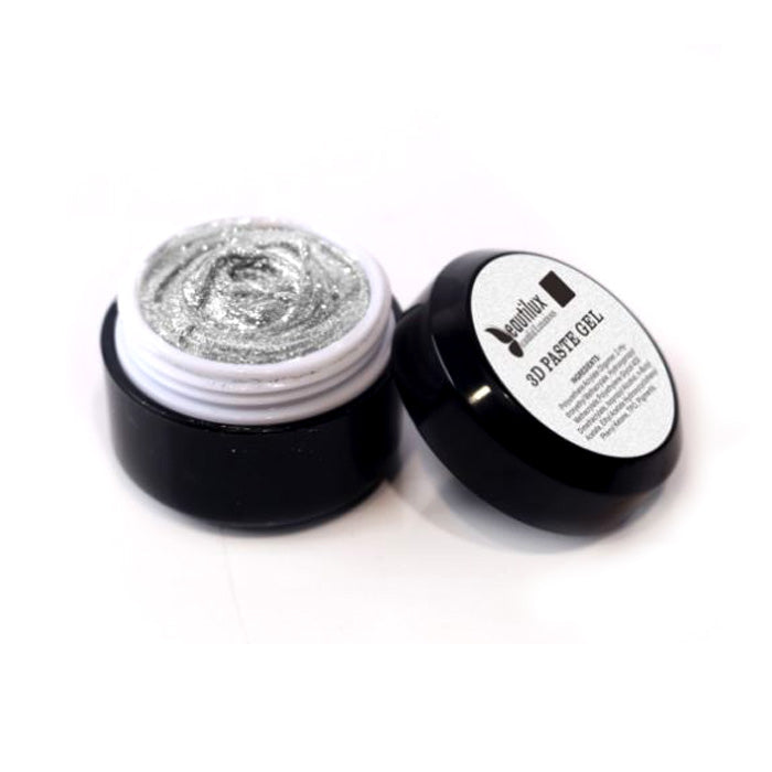 3D Embossed Painting Nail Gel Paste, Silver