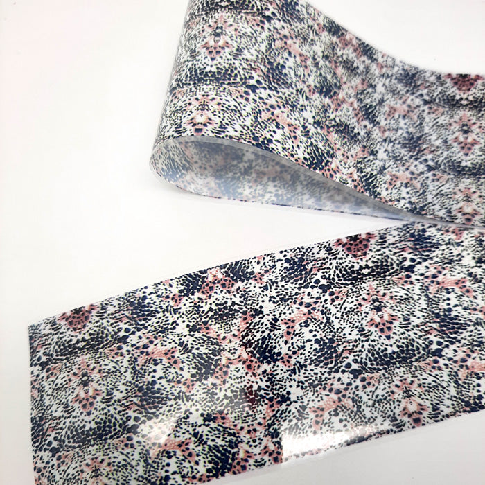 Abstract Dotty Leopard Print Nail Foil. Such a fun design.