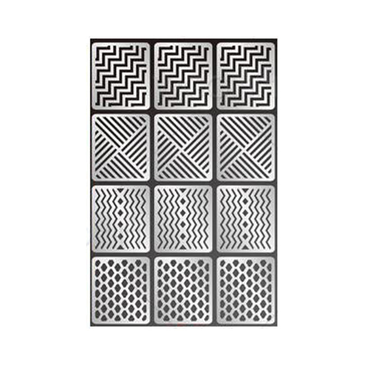 Conseils pour les autocollants au pochoir, lignes en zigzag