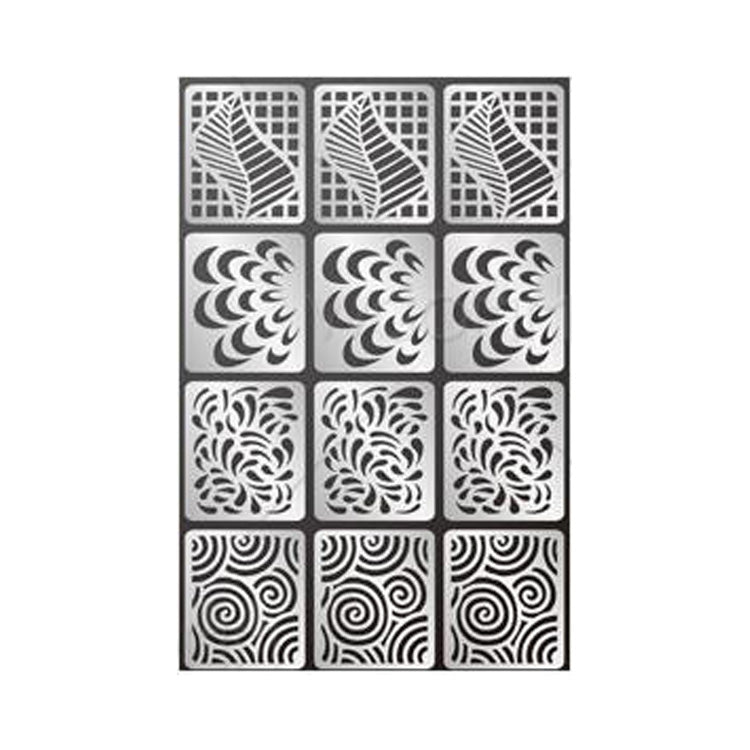 Conseils pour les autocollants au pochoir, feuilles + tourbillons