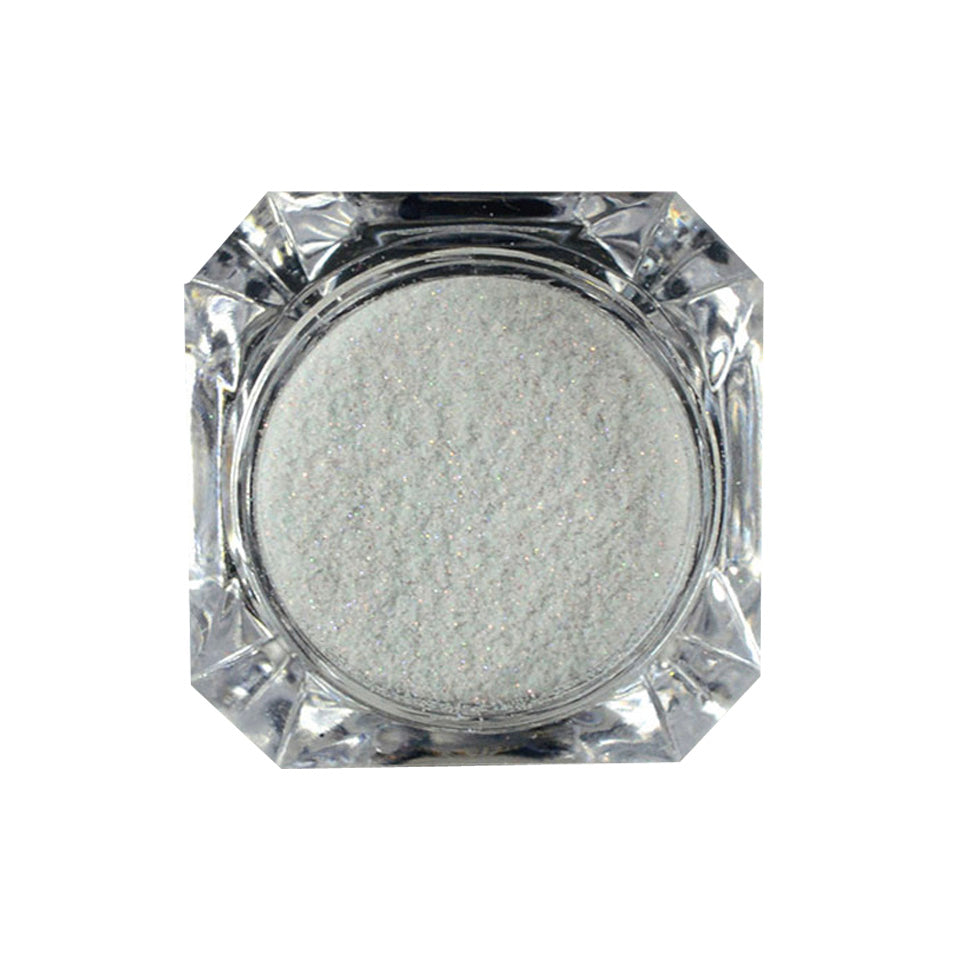 Nail Glitter Sugar Powder, Grey. A beautiful sparkly, sugary nail glitter in a soft grey.