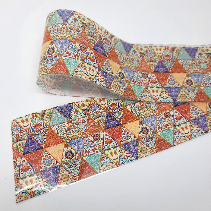 Triangle Tiles Nail Foil, such a lovely design.