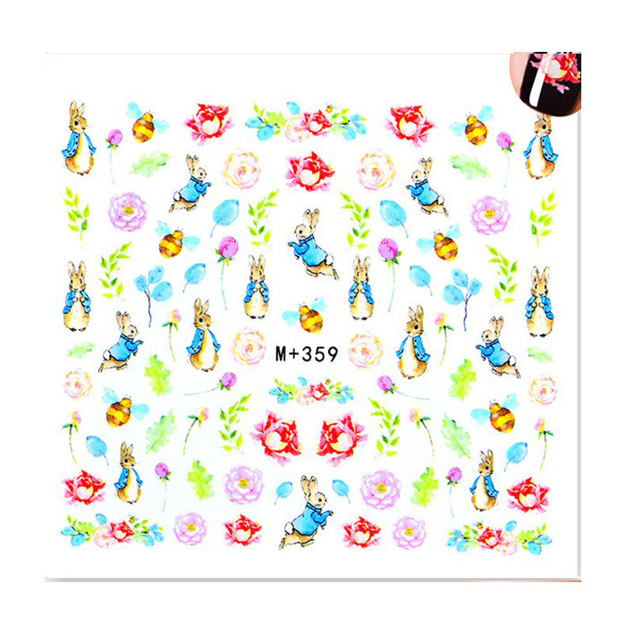 Peter Rabbit Nail Water Decals, these are so beautiful, and there's lots of designs on the sheet.