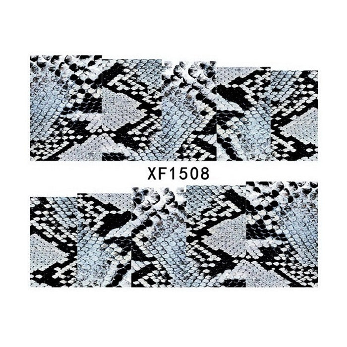 Snake Skin Nail Water Decals.