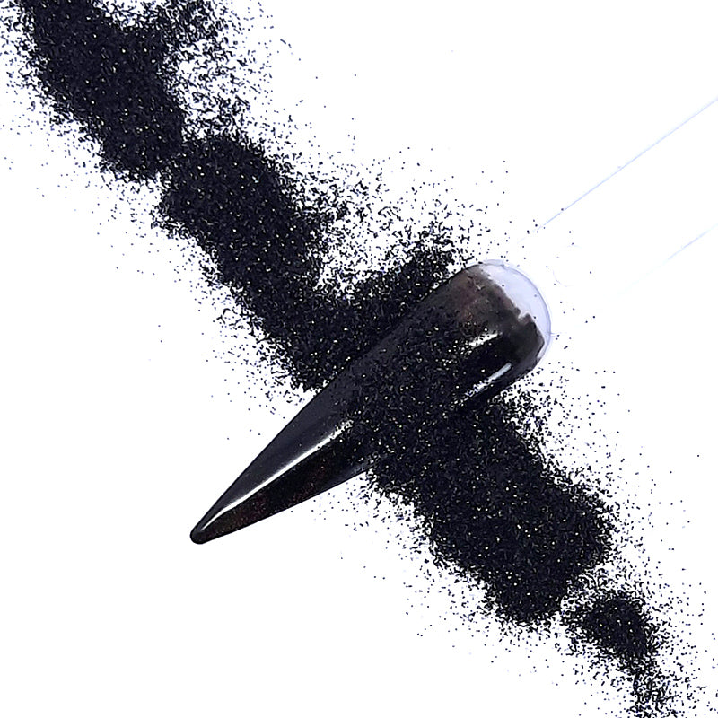Sparkly Black Nail Glitter, stunning black glitter and so sparkly.