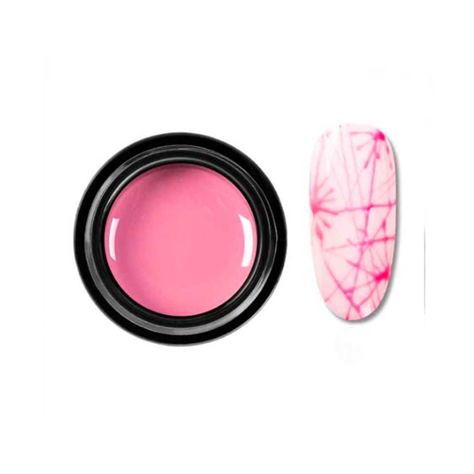 Spider Gel Polish, Pink. Wonderful funky, elastic nail gel polish.