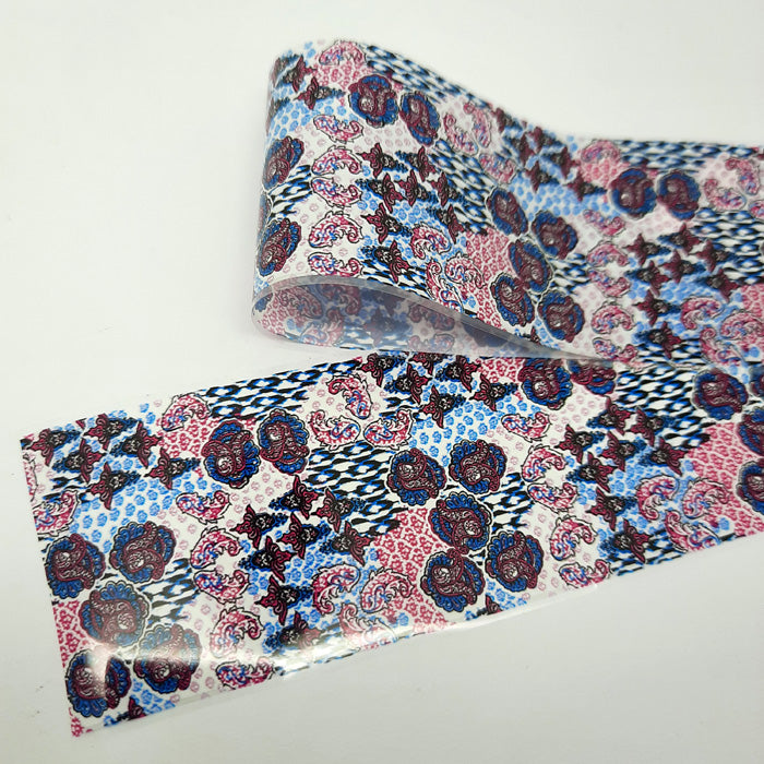 Tapestry Nail Transfer Foil. Beautiful design on this nail foil.