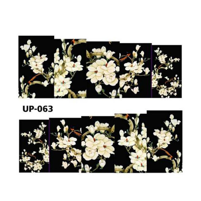 White Magnolia Flower Nail Wraps, simply stunning.