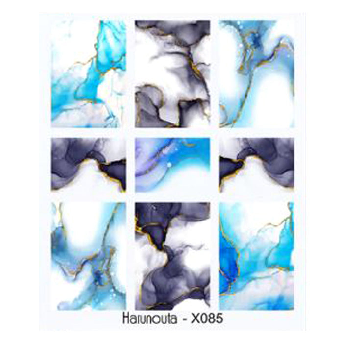 Smokey Marble Nail Water Decals, so beautiful.