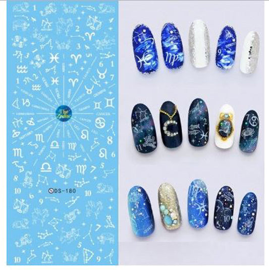 Astrology Nail Water Decals