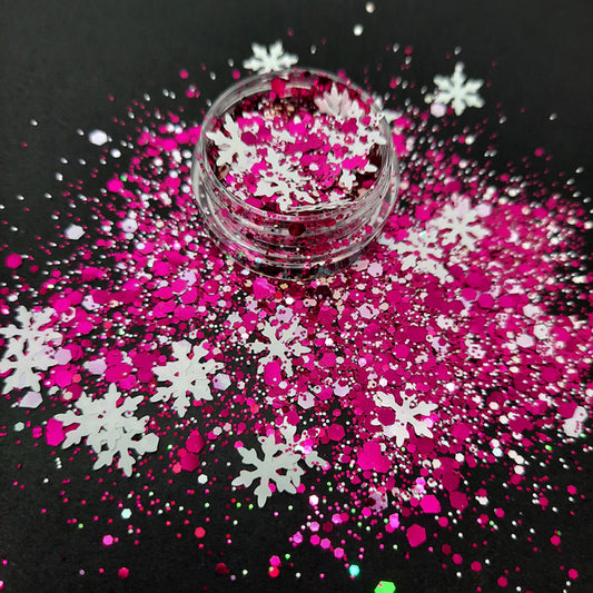 Christmas Nail Glitter 'Barbie Christmas'