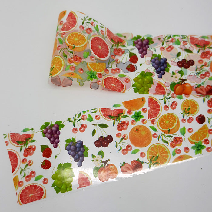 Fruity Nail Foil, Citrus Fruit + Grapes