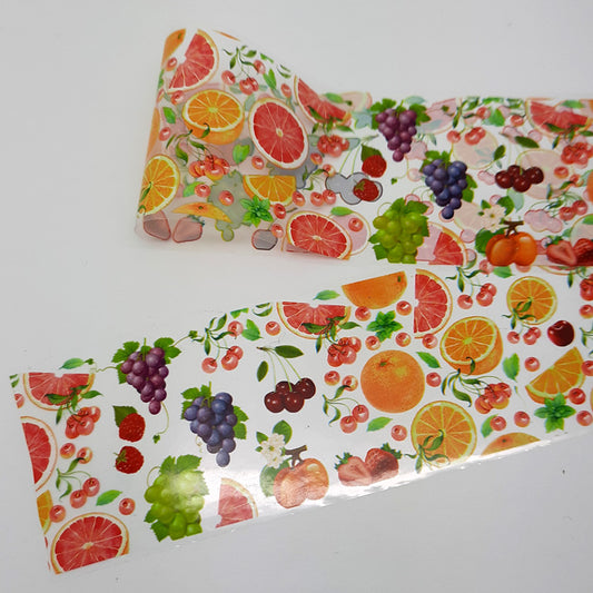 Fruity Nail Foil, Citrus Fruit + Grapes