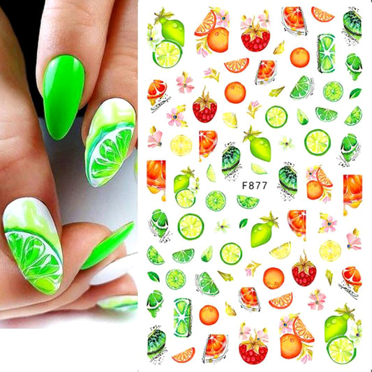 Fruity Nail Art Stickers