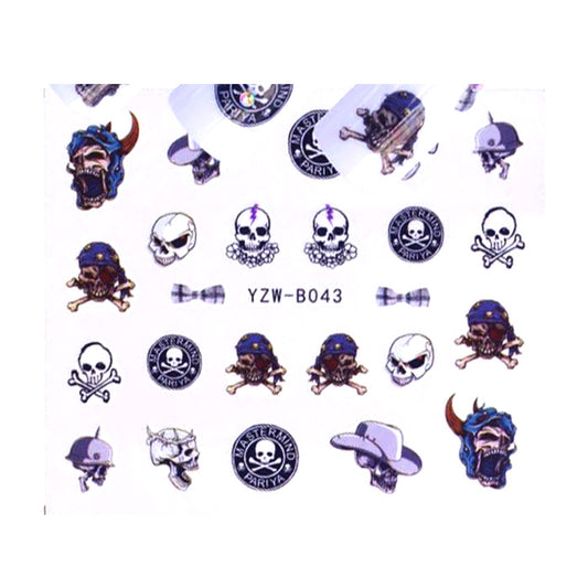 Cowboy + Skulls Water Decals