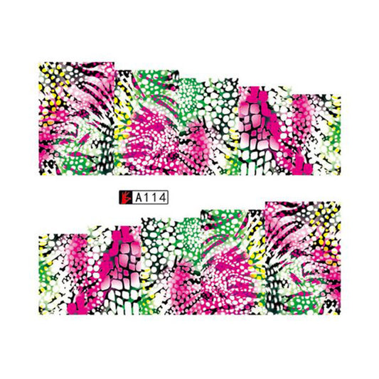 Colourful Abstract Animal Print Decals