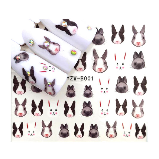 Cute Rabbit Water Decals