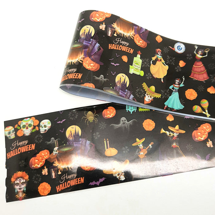 Feuille d'ongle Halloween Jour des Morts