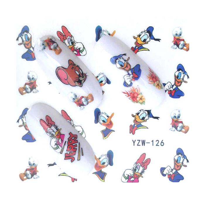 Donald Duck Water Decals