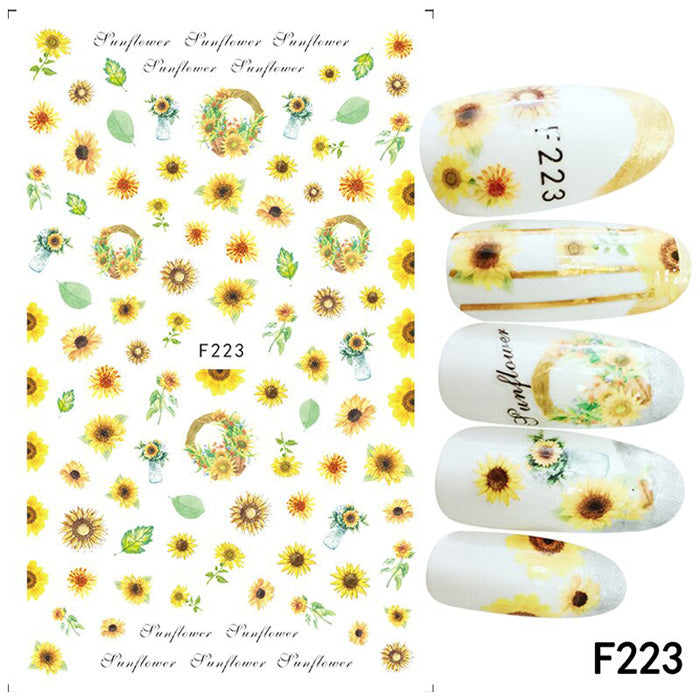 Sunflower Self Adhesive Stickers