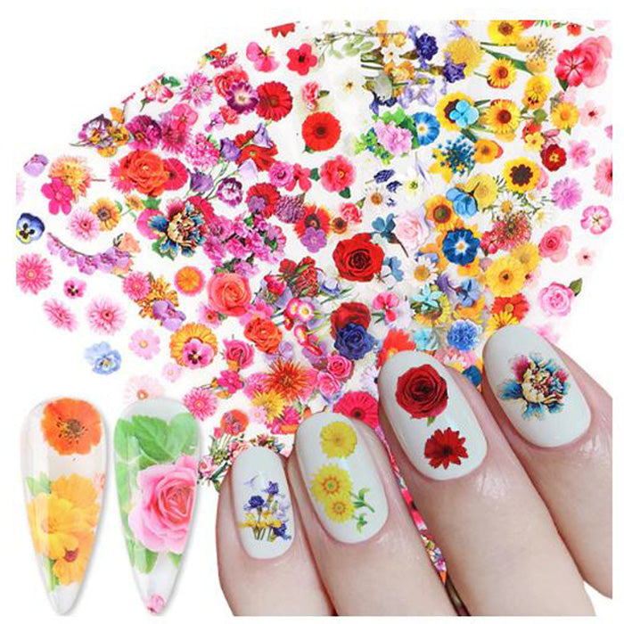 10 stunning floral nail foils