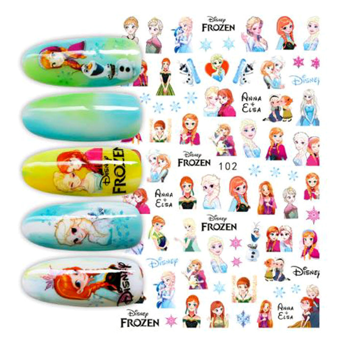 Autocollants pour ongles Frozen