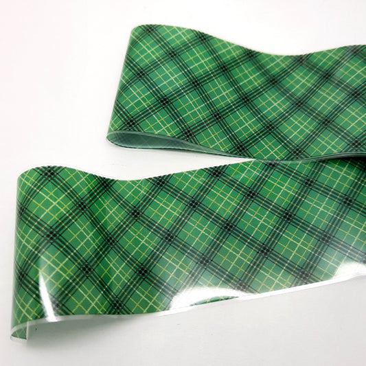 Green Tartan Nail Foil