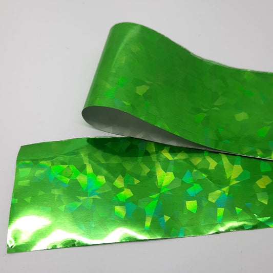 Holo Shards Nail Foil, Green