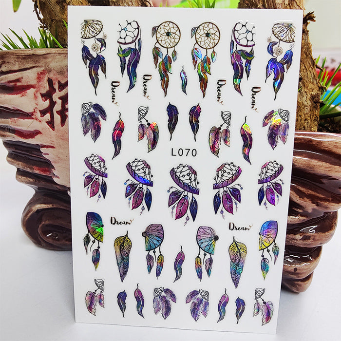 Laser Dreamcatcher Nail Stickers