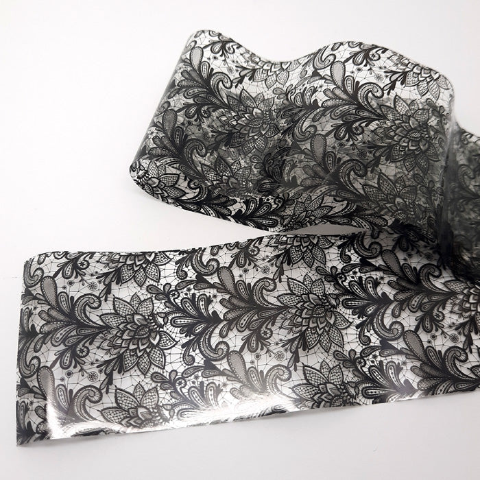 Lotus Black Lace Foil