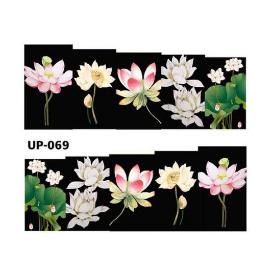 Lotus Flowers Nail Wraps