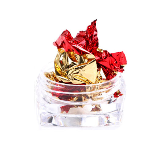 Nail Foil Pot, Red