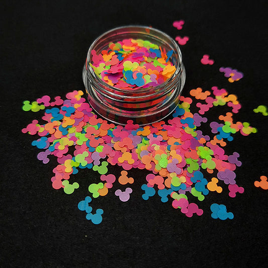 Paillettes Mickey Mouse au néon