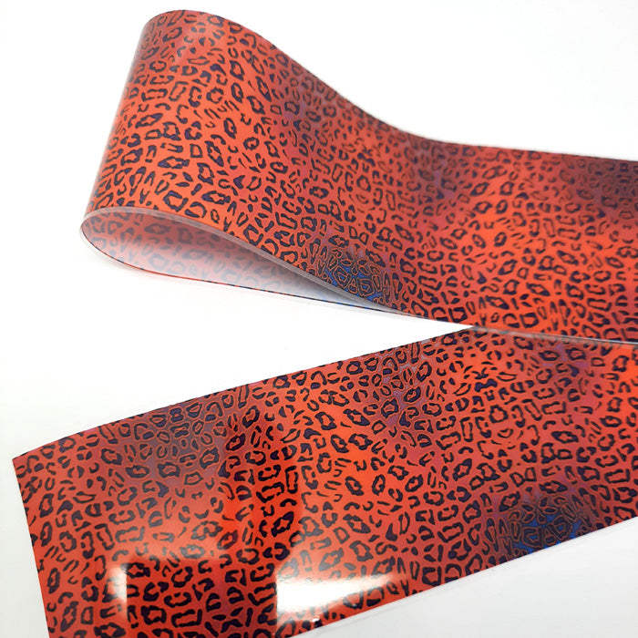 Orange/Pink Animal Print Foil