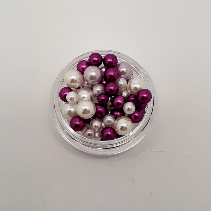 Pearl Pots - Purple, White