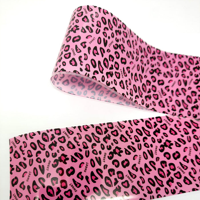 Pink Animal Print Foil