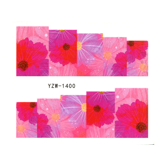 Pink Cosmos Flower Decals