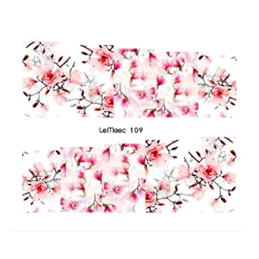 Pink Magnolia Flower Decals