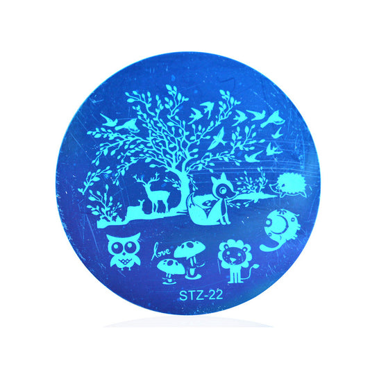 Steel Stamping Plate Cute Animals